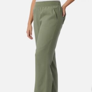 Briggs Ladies' Linen Blend Large Pant Green/Olive NWT Quick Ship